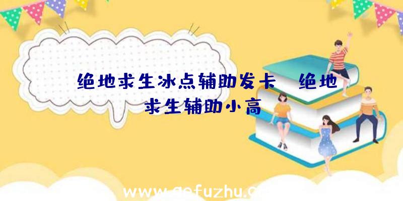 「绝地求生冰点辅助发卡」|绝地求生辅助小高